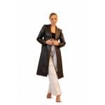 Elsa Faux Leather Coat