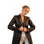 Elsa Faux Leather Coat